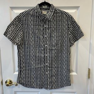 Men’s J. Crew Floral Print Button Down Short Sleeve Shirt Slim M